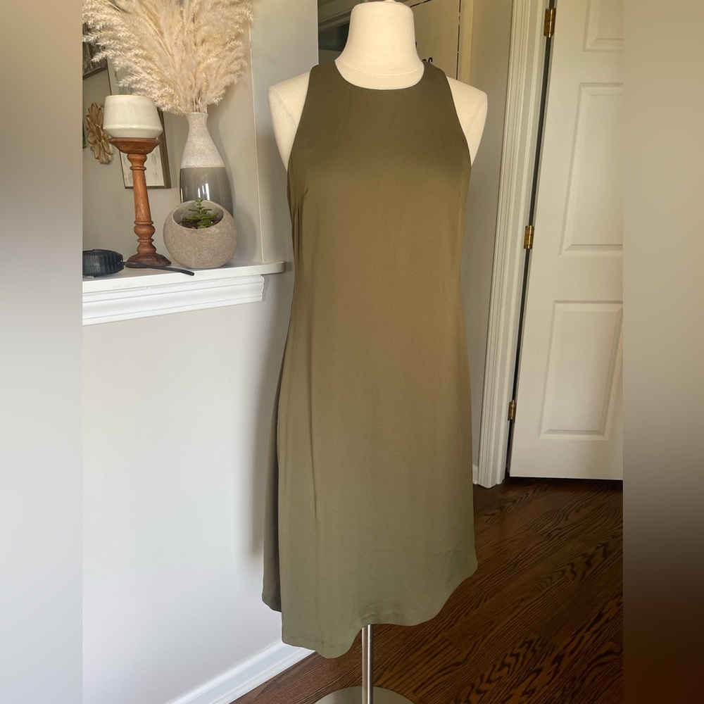 NWT Banana Republic asymmetrical sleeveless midi dress 4